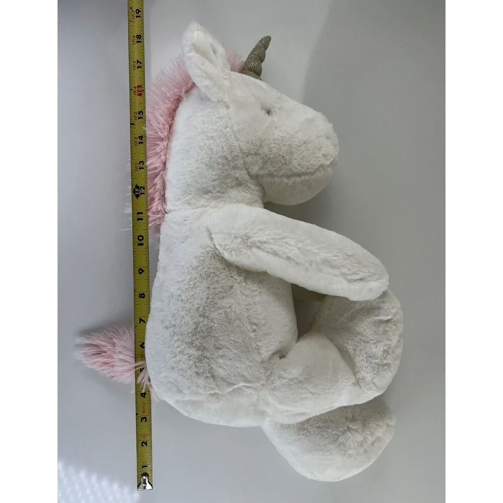 Mudpie Large Stuffed Animal Plush Unicorn Pony Horse Lovey Toy 15” Gift Toy